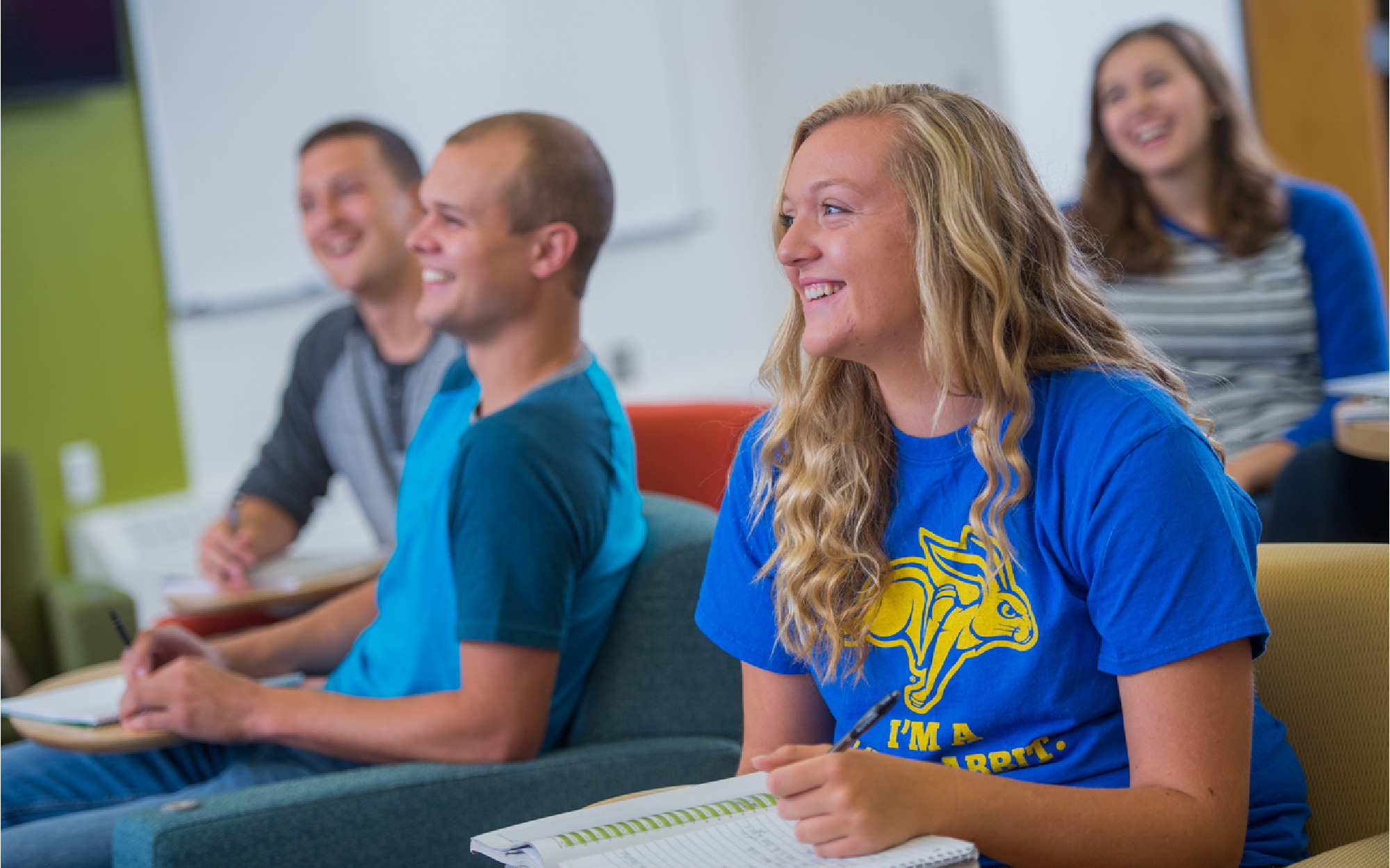 Students in class