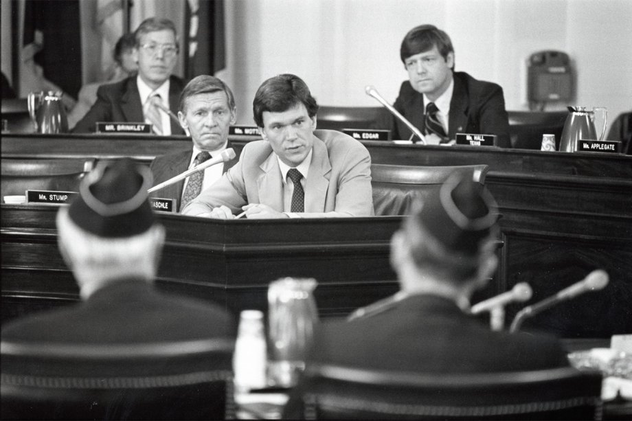 Senator Tom Daschle at Work