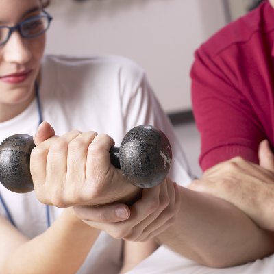 Pre-Occupational Therapy Student and Patient