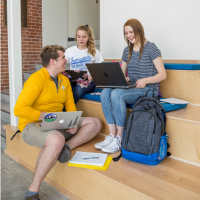 Ness School Students studying