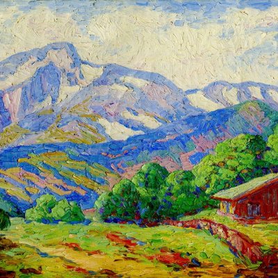 Ada Caldwell, Estes Park painting