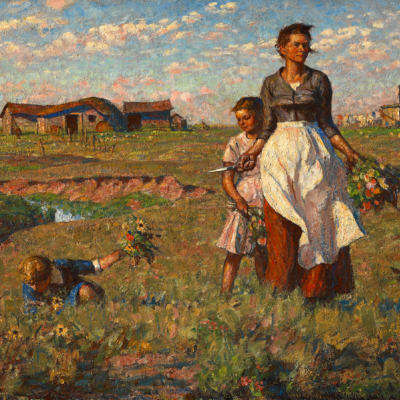 Harvey Dunn, The Prairie is My Garden