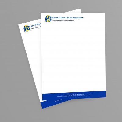 SDSU Letterheads example