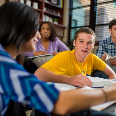 Students in class.