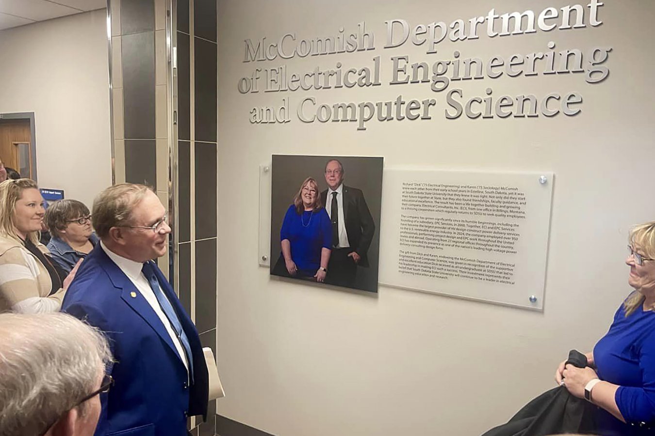 SDSU, college celebrate McComish Department of Electrical Engineering ...