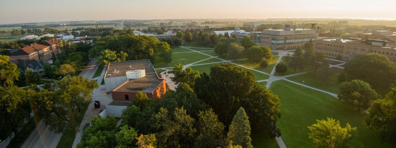 View of campus from the campanile