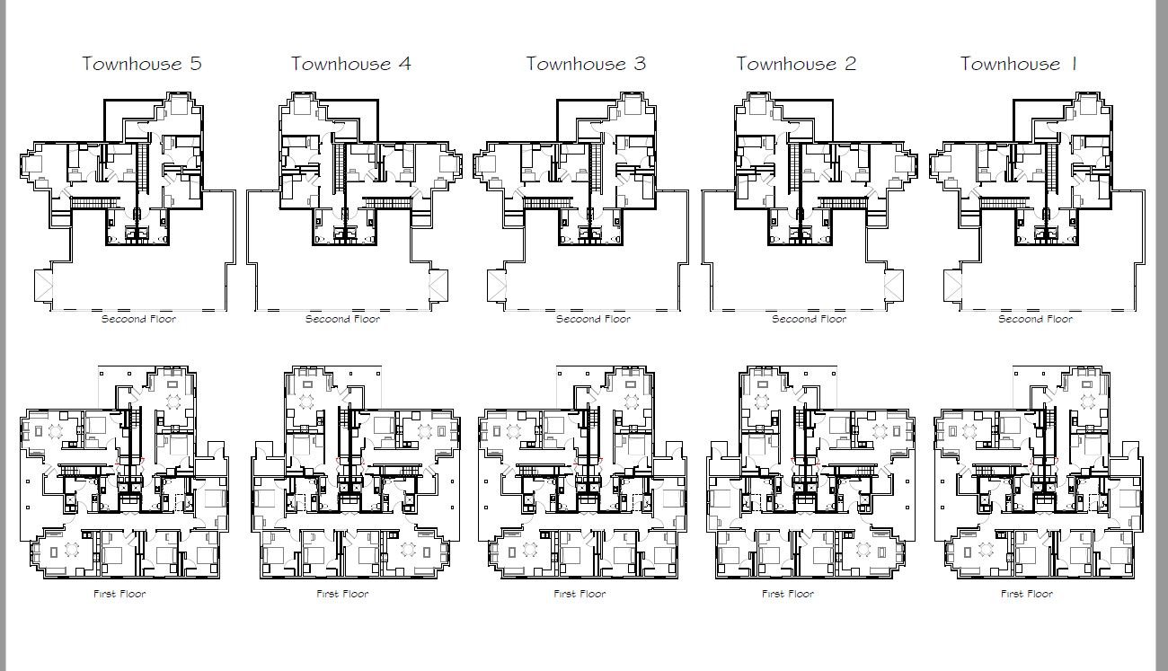 Townhouse layout