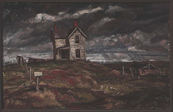 Harvey Dunn, The Deserted House, n.d.