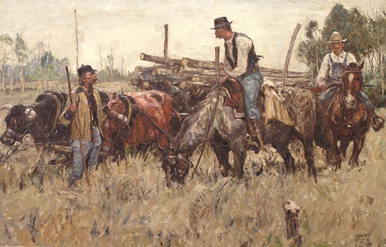 Harvey Dunn, Settlers in Canada, 1938