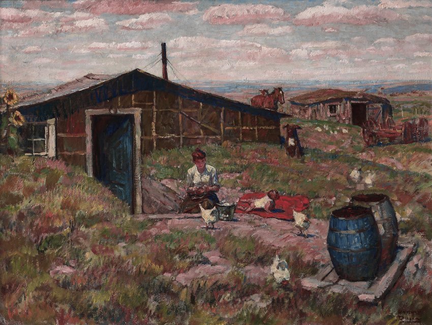 Harvey Dunn, Home, 1922