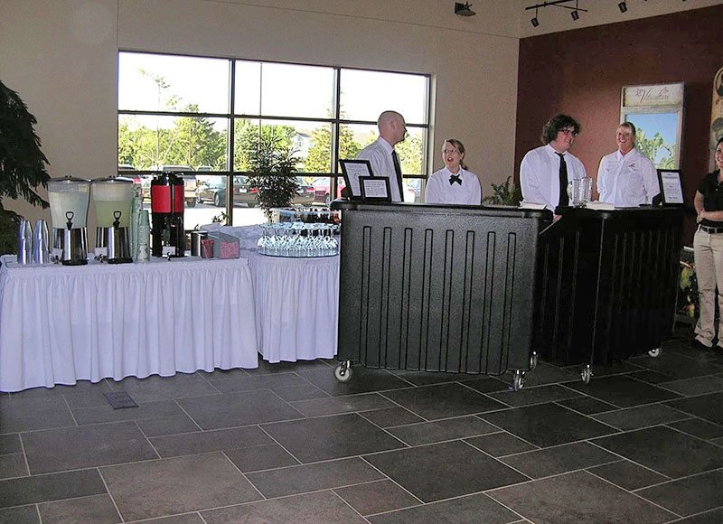 bar in foyer