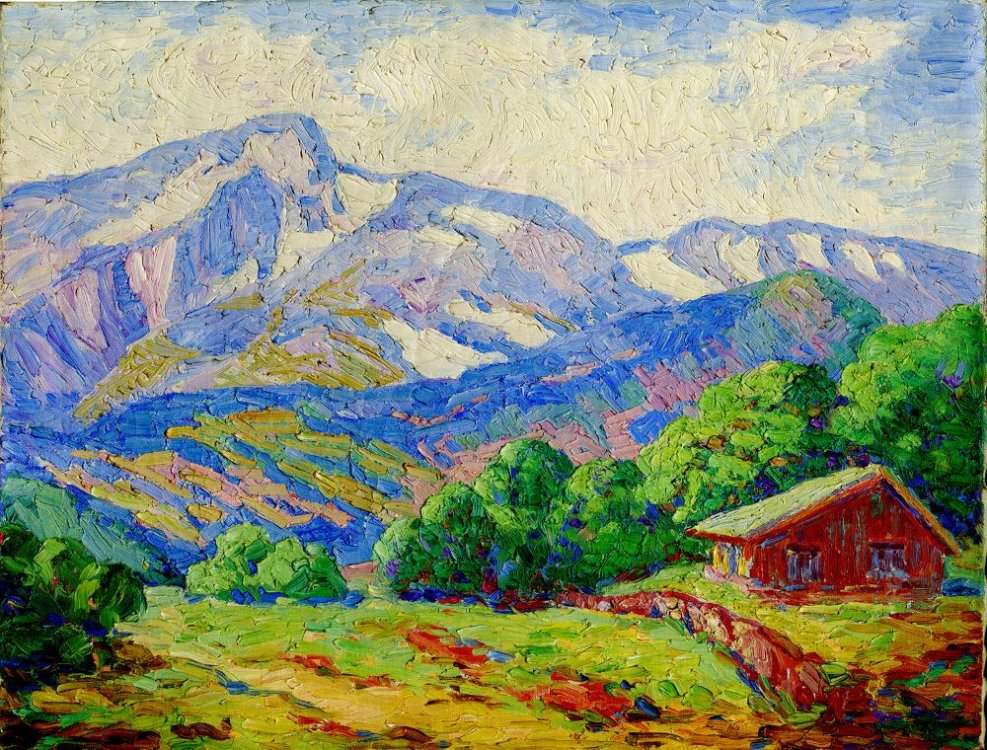 Ada Caldwell, Estes Park painting