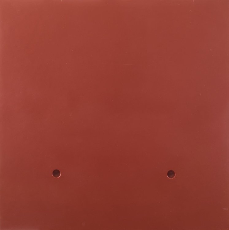 Joseph Stuart. Indian Duo: Sinks, 1974. Acrylic on panel. © Joseph Stuart