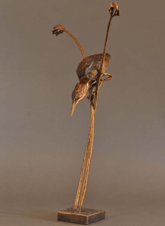 Jim Green, Reed Dancer, 2017, bronze