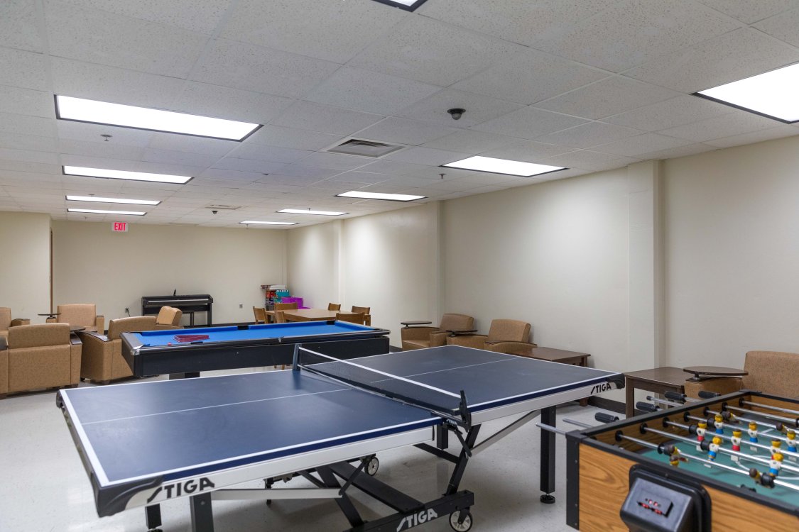 Hanson Hall recreation room