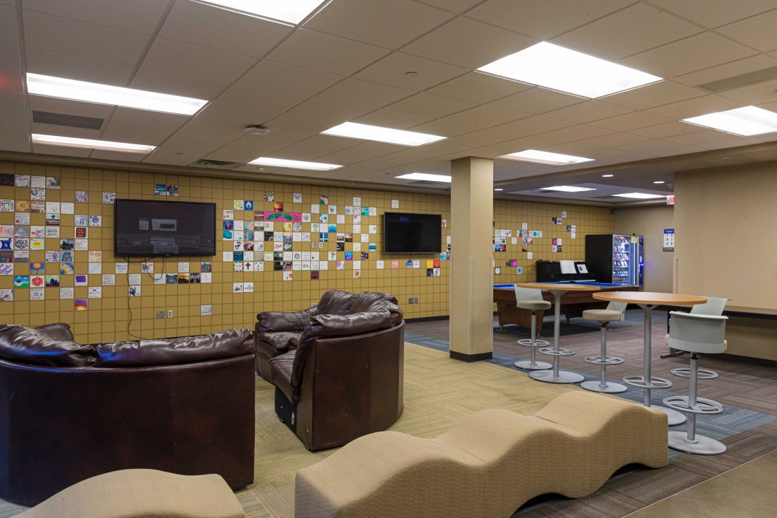 Honors Hall recreation room