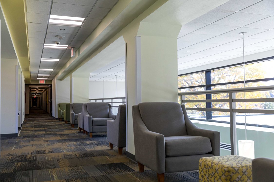 Brown Hall second floor common area