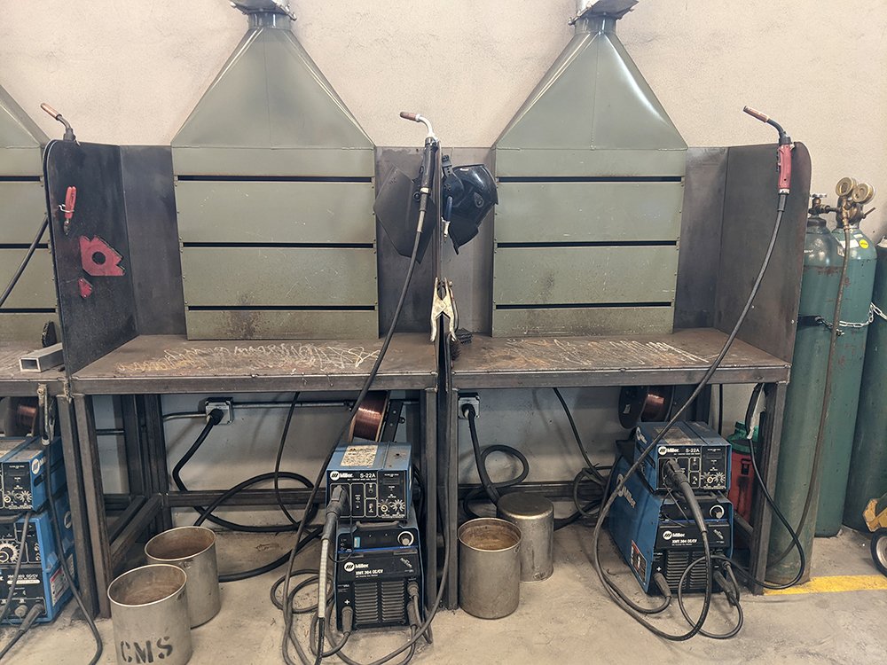 Welding booths