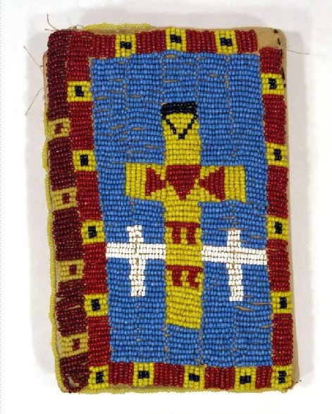 Jennie Ghost Bear (Oglala Lakota), untitled, glass beads, sinew, chamois leather,1928, SDAM 1985.01.60, Gift of Rev. and Mrs. Frank M. Thorburn