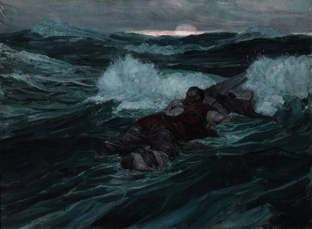 In the Open Sea painting 