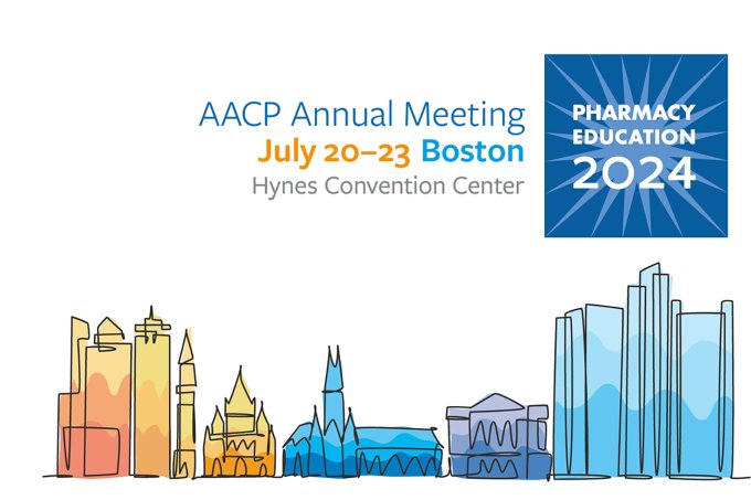 American Association of Colleges of Pharmacy 2024 annual meeting logo