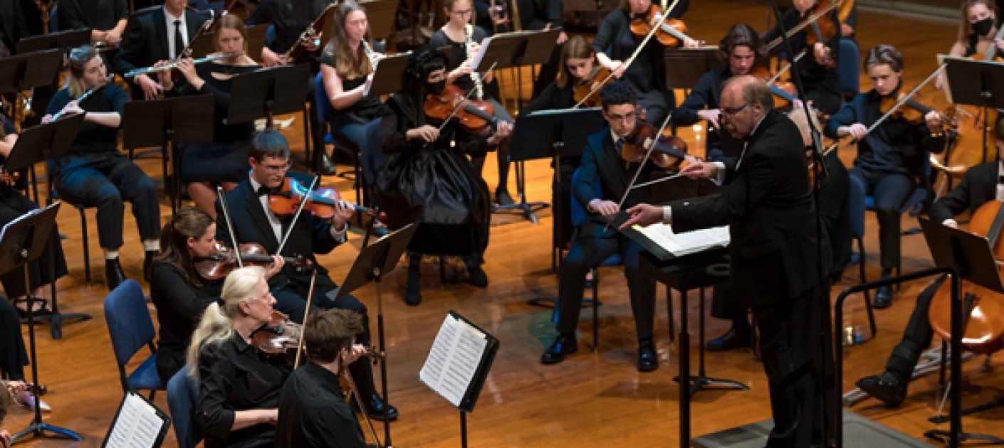 orchestra performance at the OLPAC