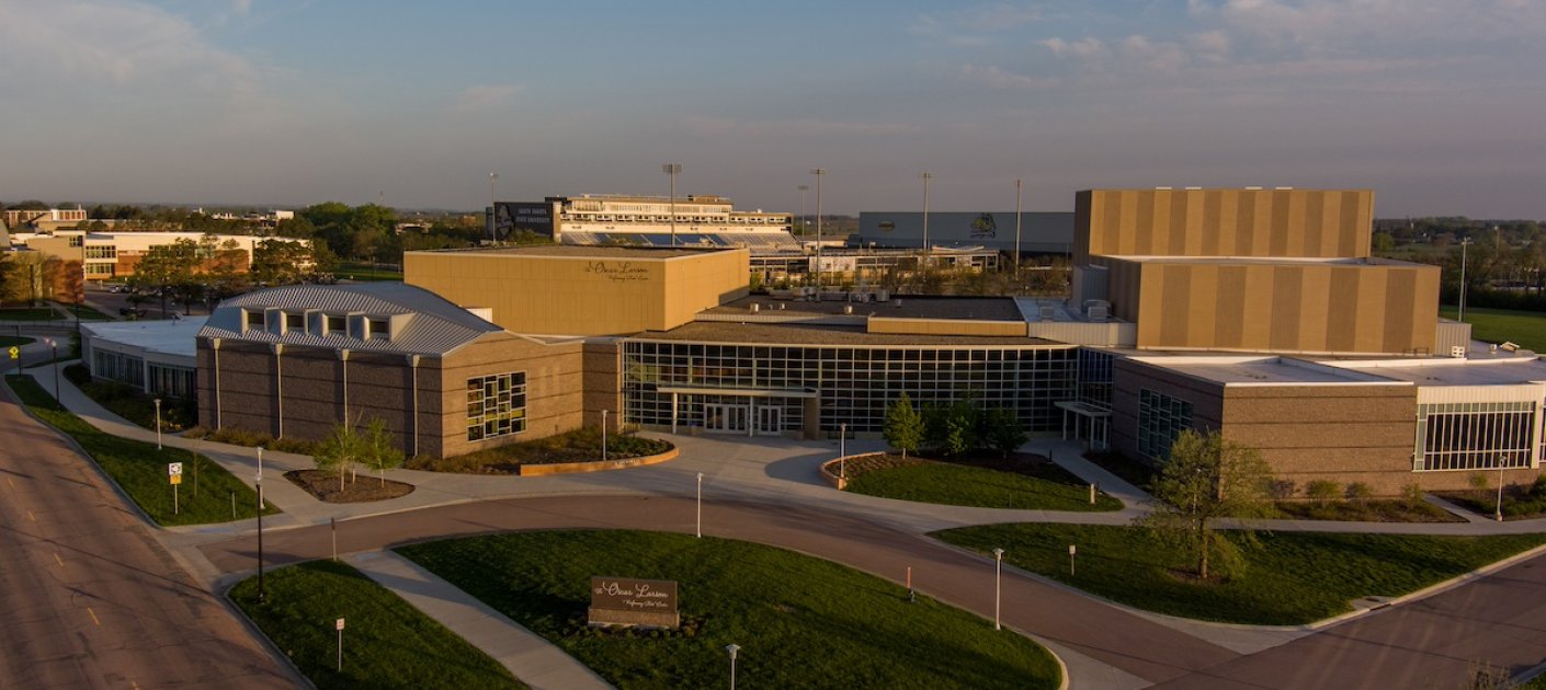 The Oscar Larson Performing Arts Center building 