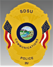 SDSU Communications badge