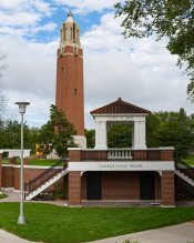 Sylvan Theatre with the Campanile in the background