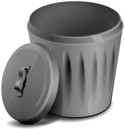 Trash can icon