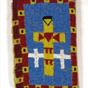 Jennie Ghost Bear (Oglala Lakota), untitled, glass beads, sinew, chamois leather,1928, SDAM 1985.01.60, Gift of Rev. and Mrs. Frank M. Thorburn